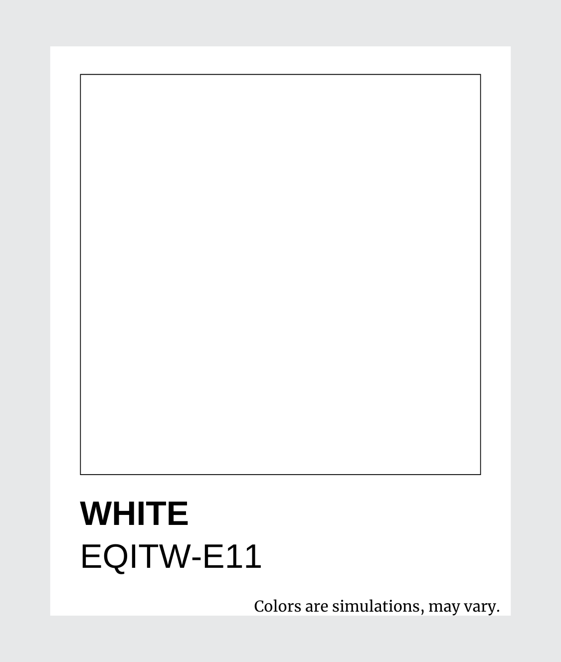 EQITW Series - Balanced Pigments