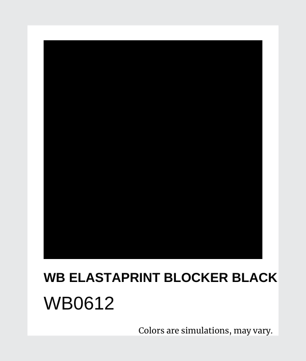 WB0612 WB ElastaPrint Blocker Black
