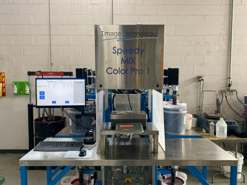 Color Ink Mixing Machine ColorMix Pro- Automated Ink Dispenser Plastisol | Image Technology