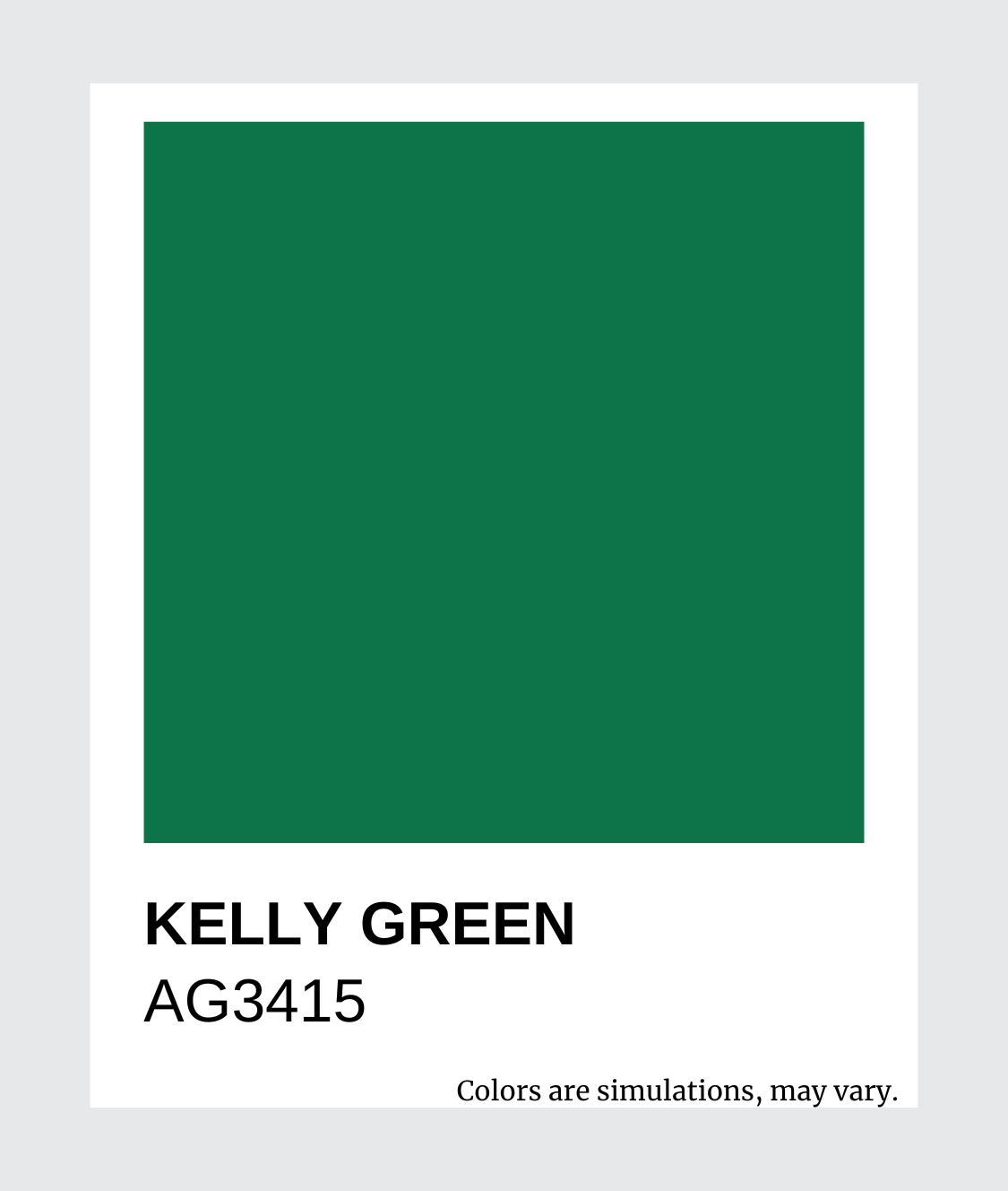 AG Standard Colors