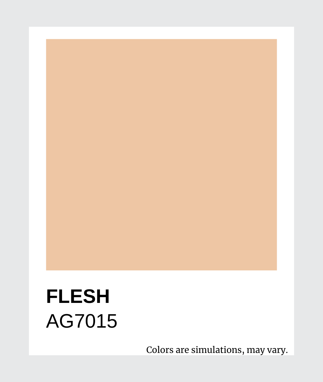 AG Standard Colors