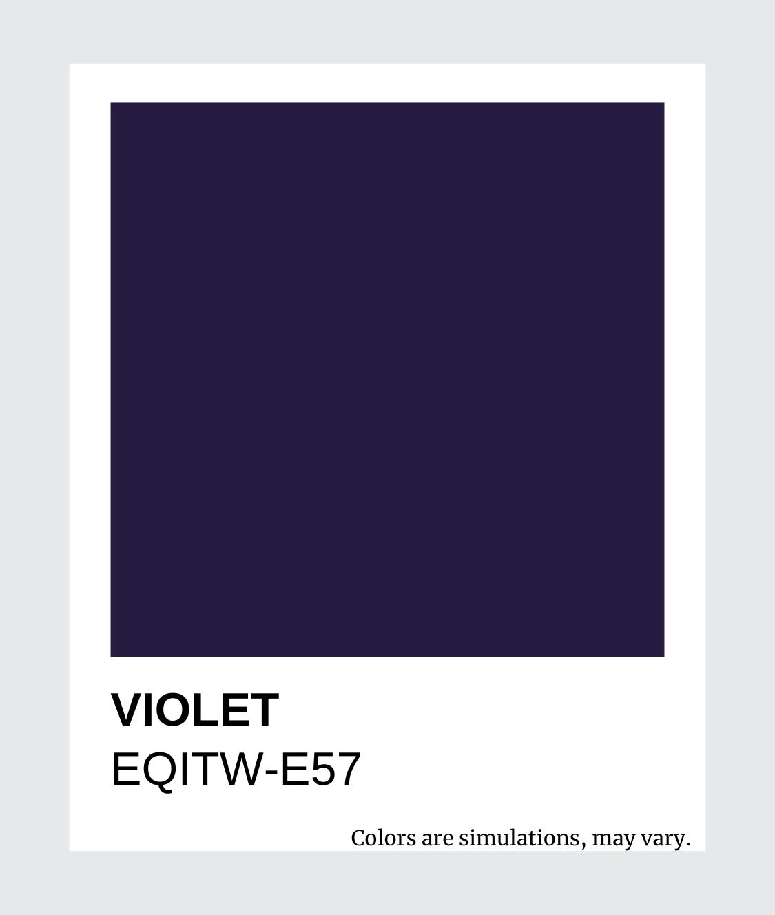 EQITW Series - Balanced Pigments