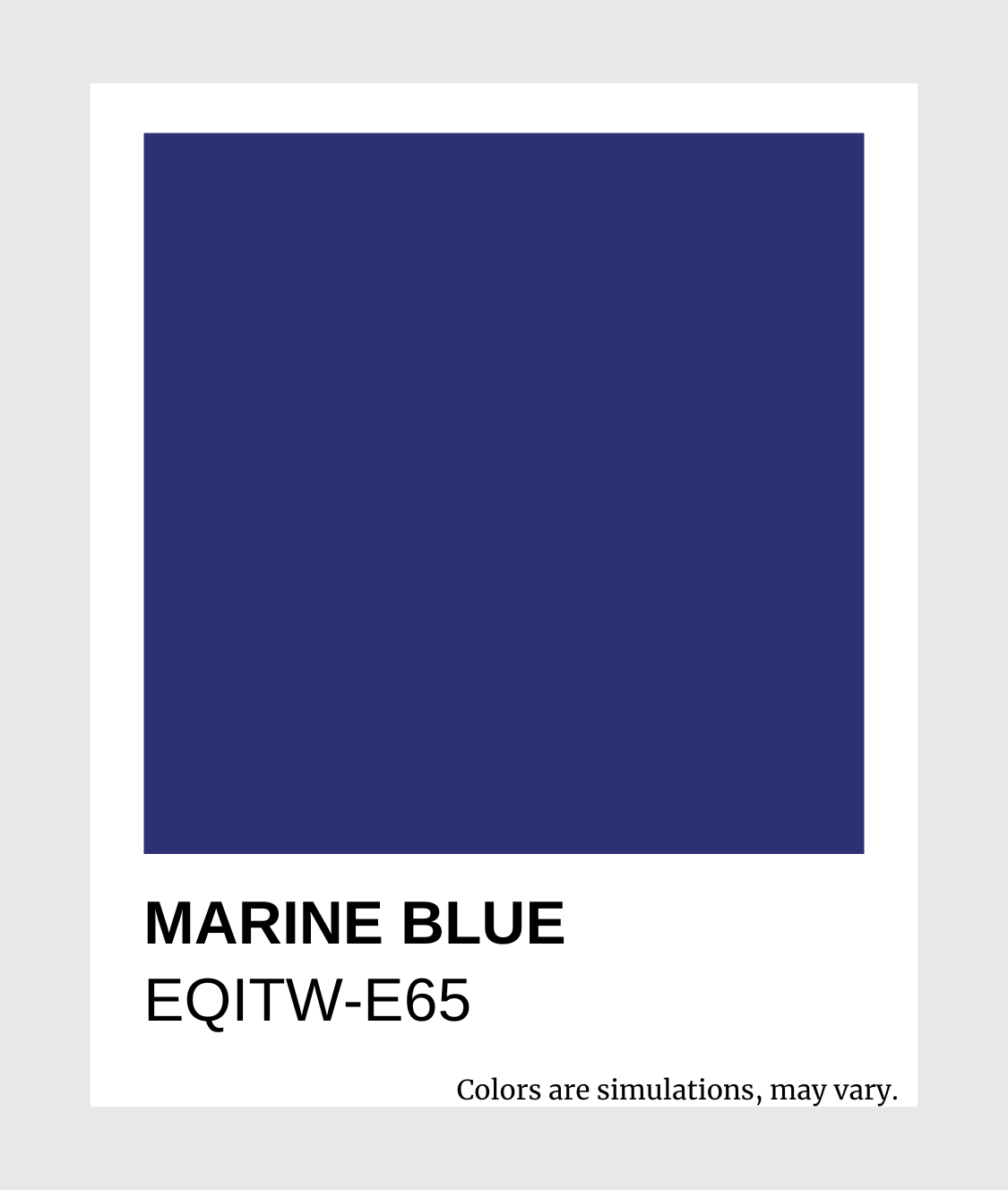 EQITW Series - Balanced Pigments