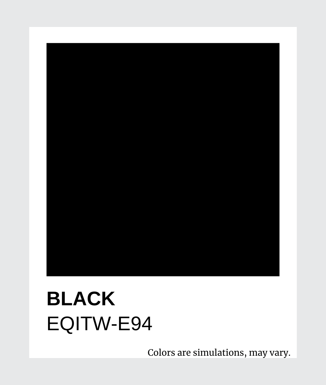 EQITW Series - Balanced Pigments