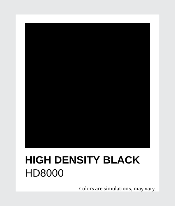 HD8000 High Density Black