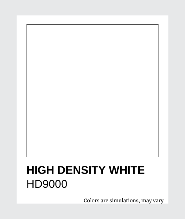 HD9000 High Density White