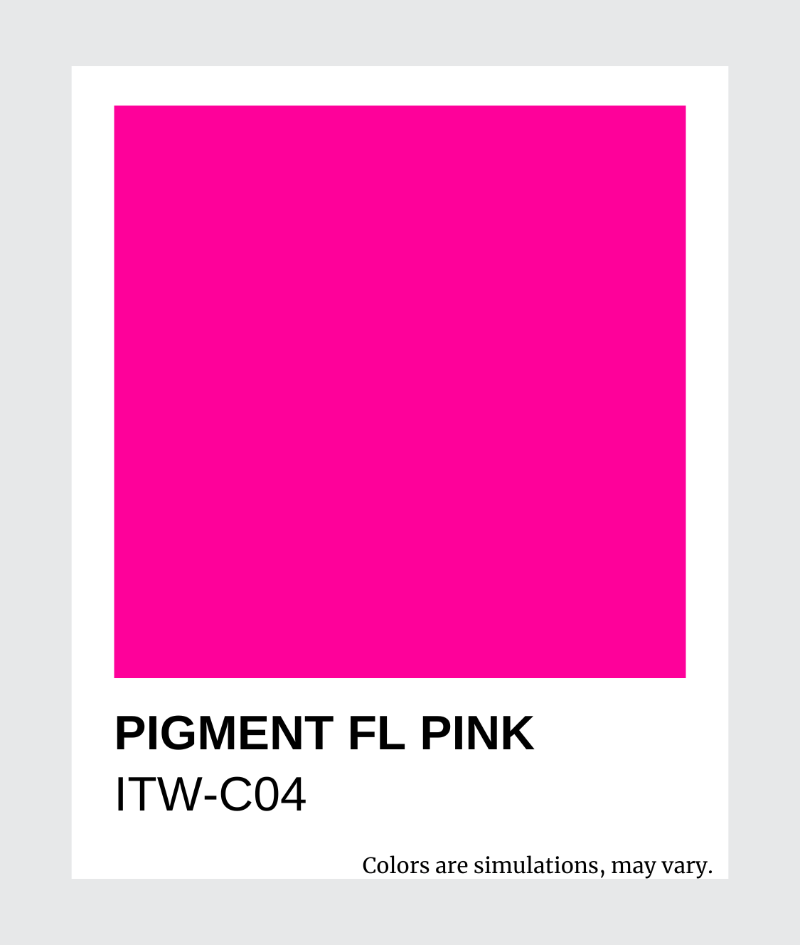 ITW-C Series - Pigment Concentrates