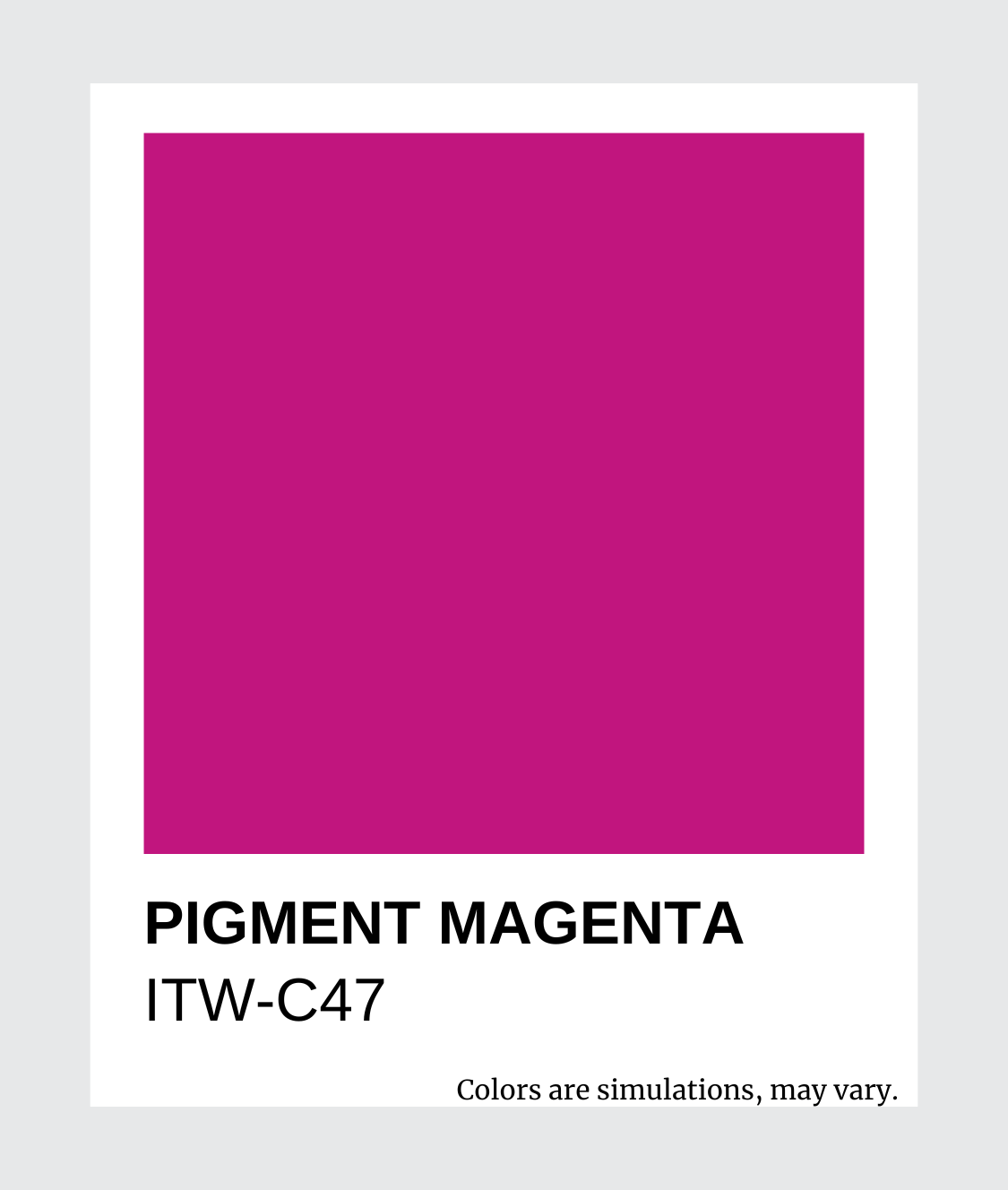 ITW-C Series - Pigment Concentrates