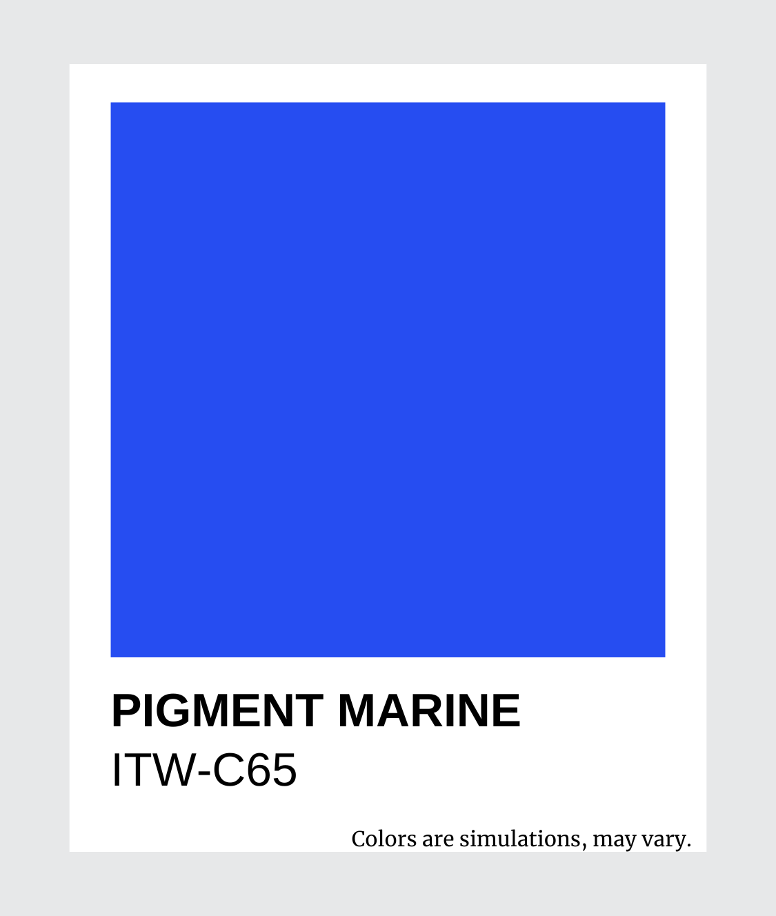 ITW-C Series - Pigment Concentrates