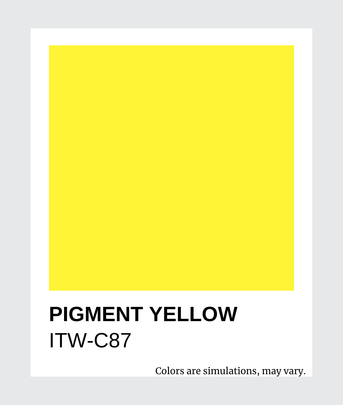ITW-C Series - Pigment Concentrates