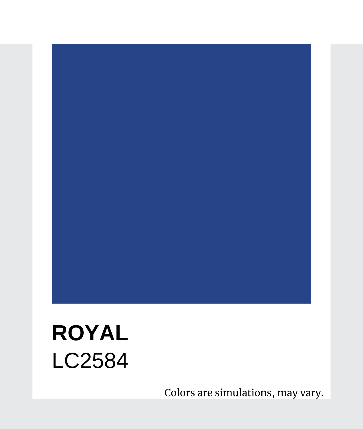 Low Cure Performance Standard Colors