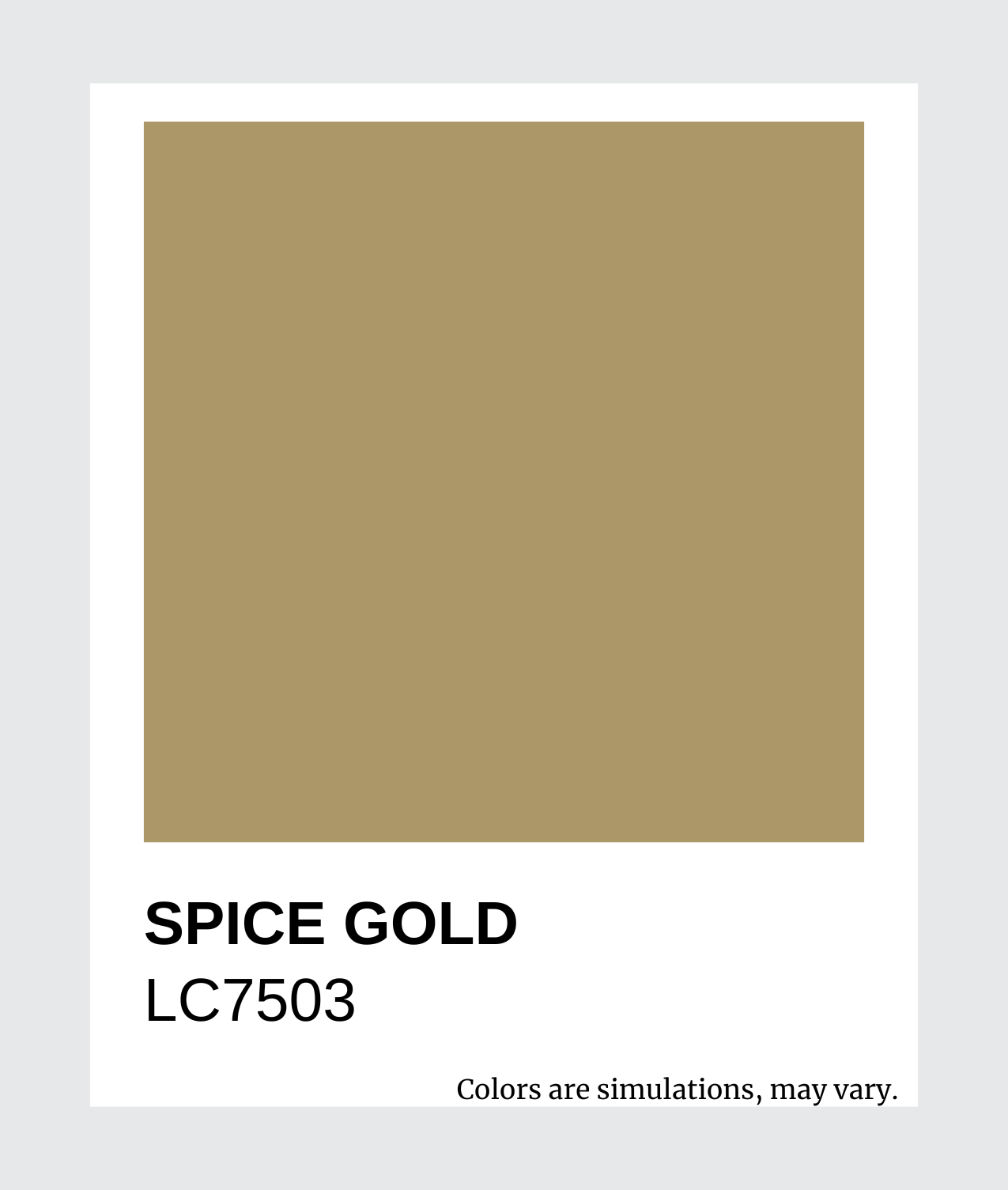 Low Cure Performance Standard Colors