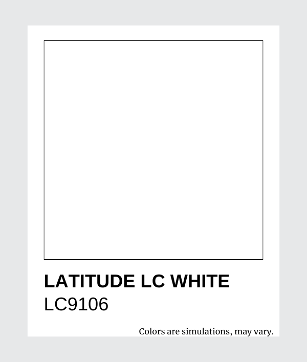 LC9106 Latitude LC White
