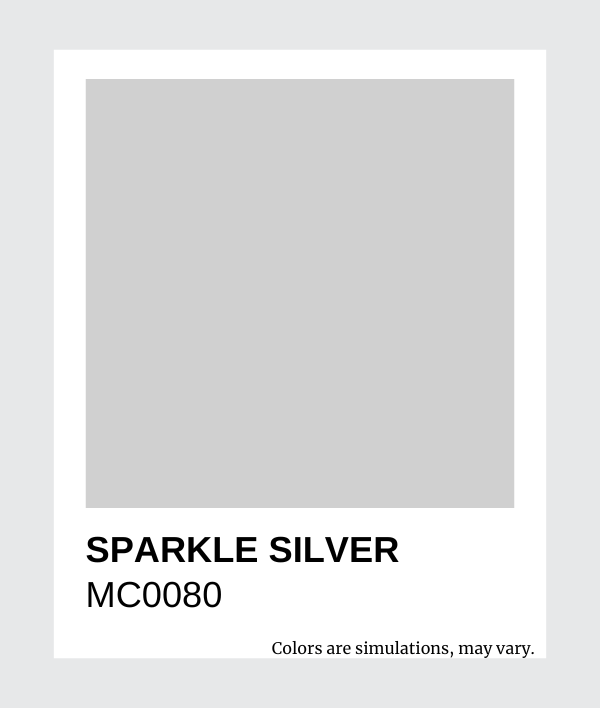 MC0080 Sparkle Silver