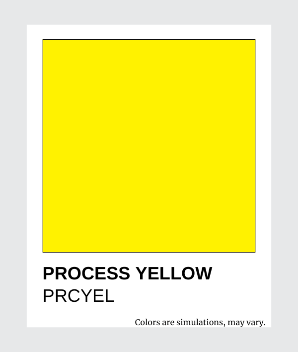PRCYEL Process Yellow