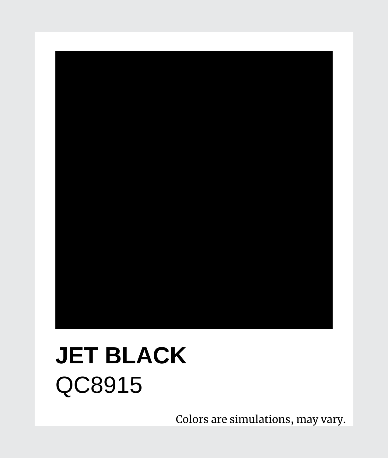 QC8915 Jet Black