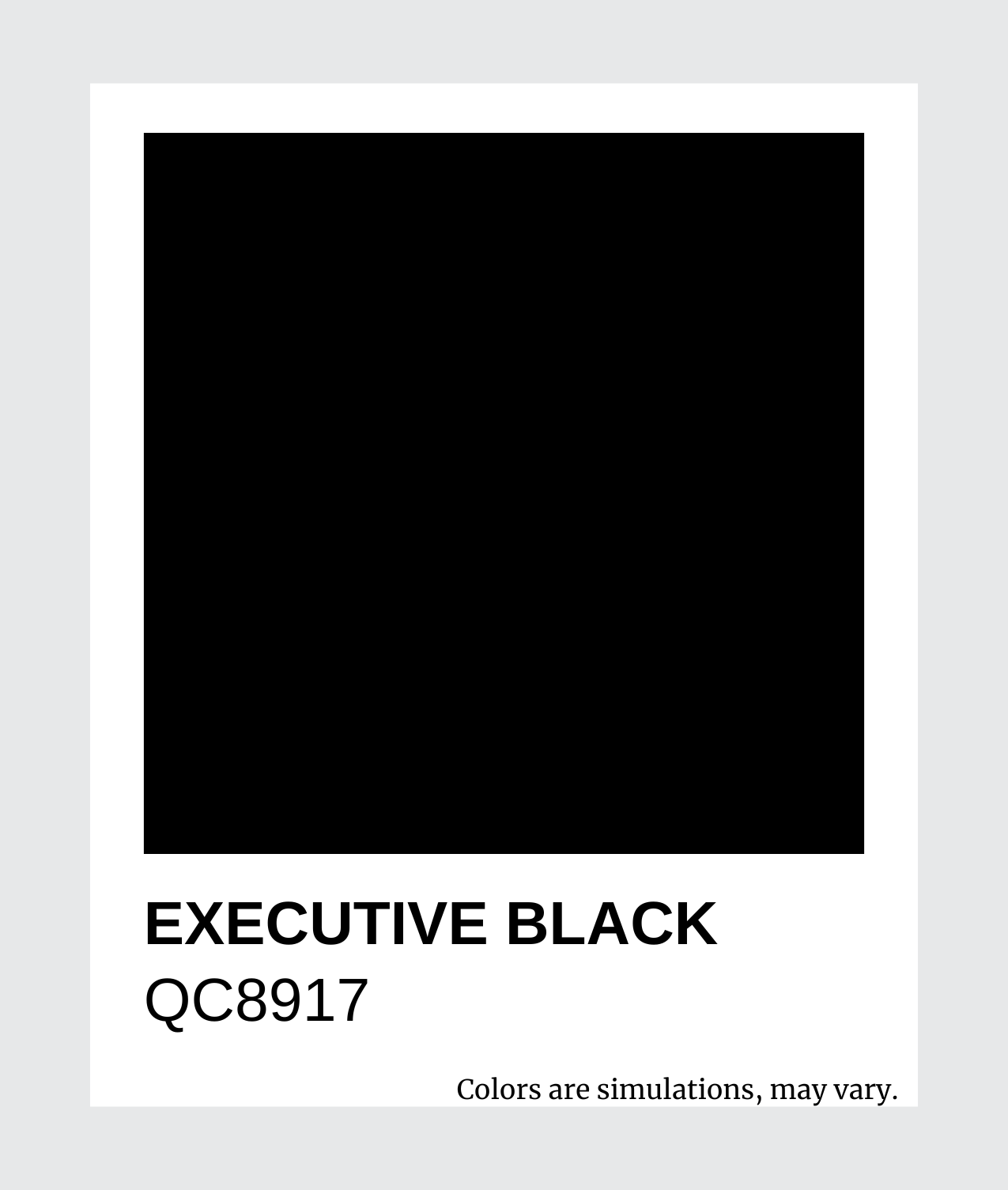 QC8917 Executive Black