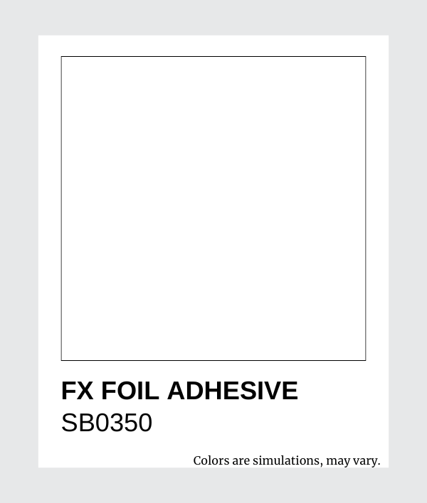 SB0350 FX Foil Adhesive