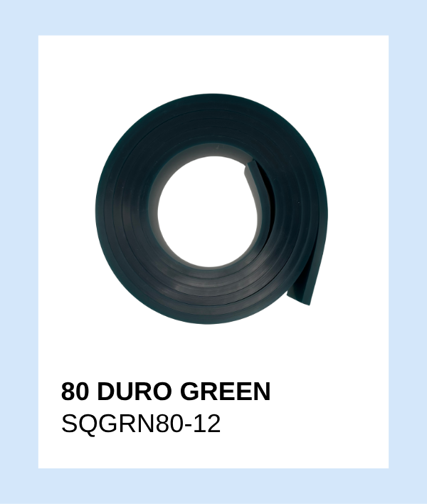SQGRN80-12 - Squeegee 80 Duro Green Single Roll 12'