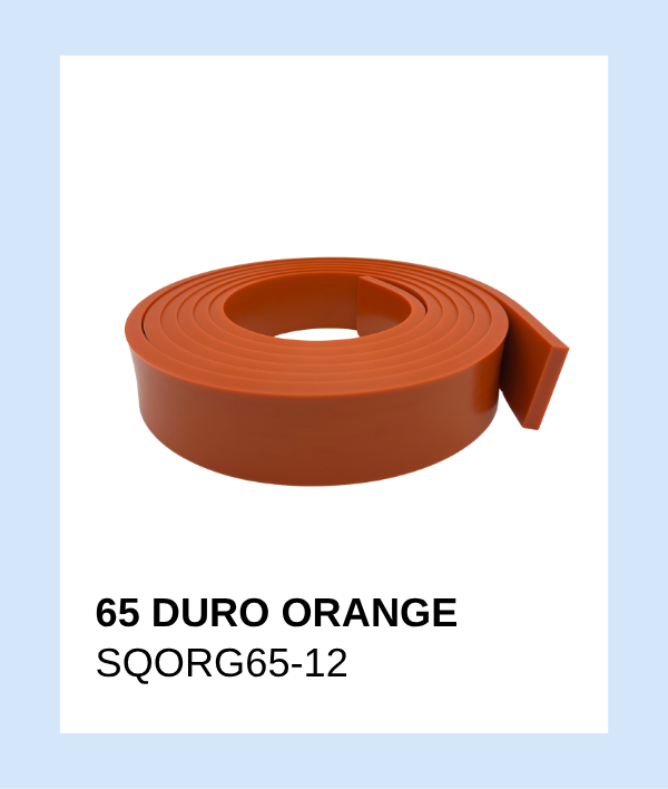 SQORG65-12 - Squeegee 65 Duro Orange Single Roll 12'